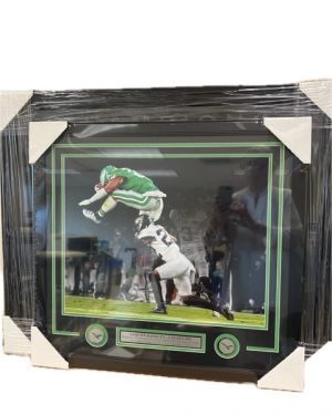 Saquon Barkley Eagles Unsigned “The Leap” 16×20 Photo Framed