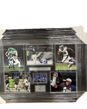 Saquon Barkley Unsigned 5 Photo Collage Framed