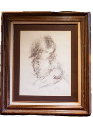Needle Point – Lady with Baby 27″x32″