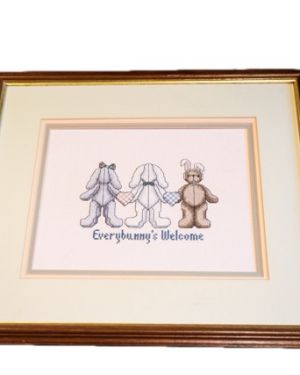 Needle Point – Everybunny’s Welcome  16″x 19″