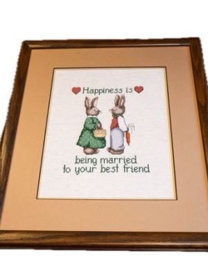 Happiness is being Married to Your Best Friend  19″x22″