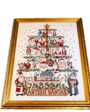 Antique Santas 13 1/2″x 16″