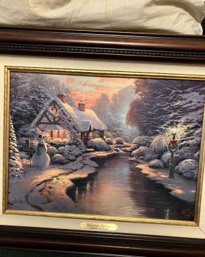 Thomas Kinkade “Christmas Evening” limited edition