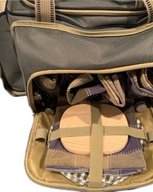 Travel Bag with Picnic Supplies