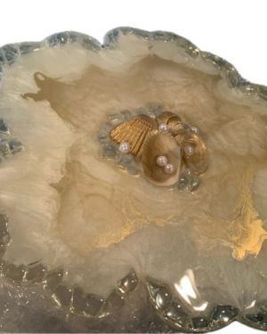 Seashell Resin Plate