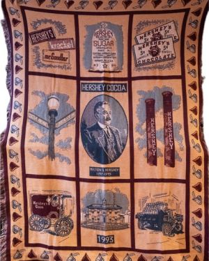 55″ x 66″ 1993 Hershey Throw Blanket