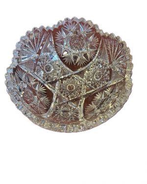 Antique Cut Glass Plate