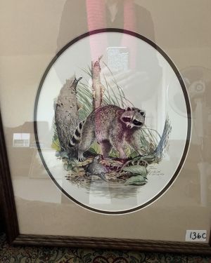 Ned Smith signed set of 4 Wildlife Studies